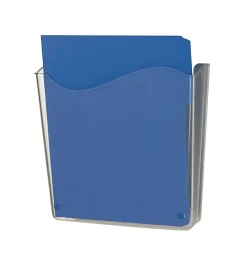 Officemate® OIC® Unbreakable Vertical Wall File, 10"H x 10"W x 3"D, Clear