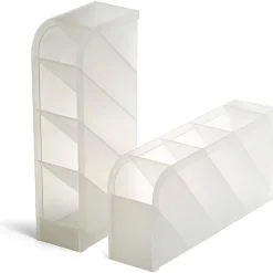 Officemate Pen Holder Desk Organizers, 2PK - 8 Compartment(s) - Horizontal/Vertical - 8"x4"x 3.7" DepthDesktop - 21542