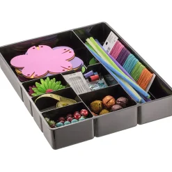 Officemate® Plastic 8-Compartment Storage Deep Drawer Organizer Tray, 2 1/4