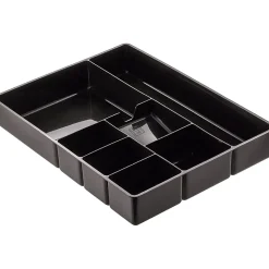 Officemate® Plastic 8-Compartment Storage Deep Drawer Organizer Tray, 2 1/4