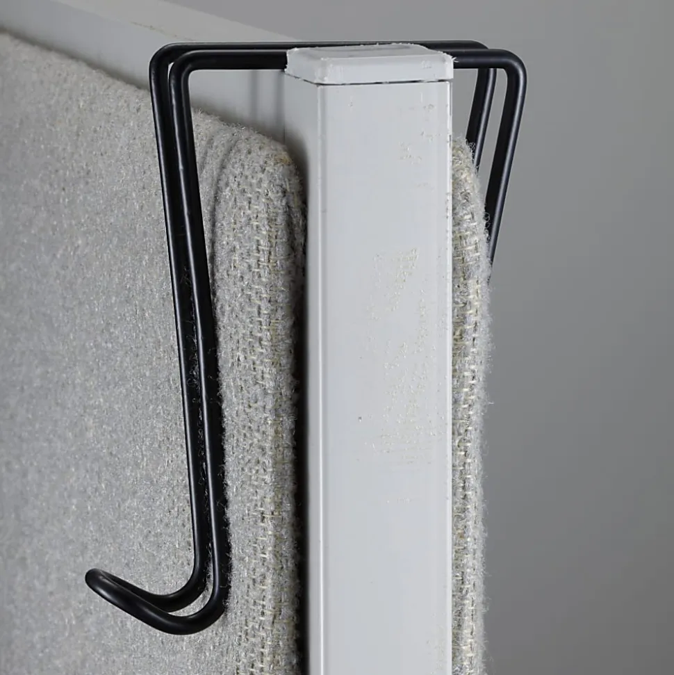 Officemate® Wire Cubicle Hook, 1 Sided, Black