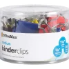 OfficeMax® Brand Binder Clips, Medium, Assorted Colors, Pack Of 24