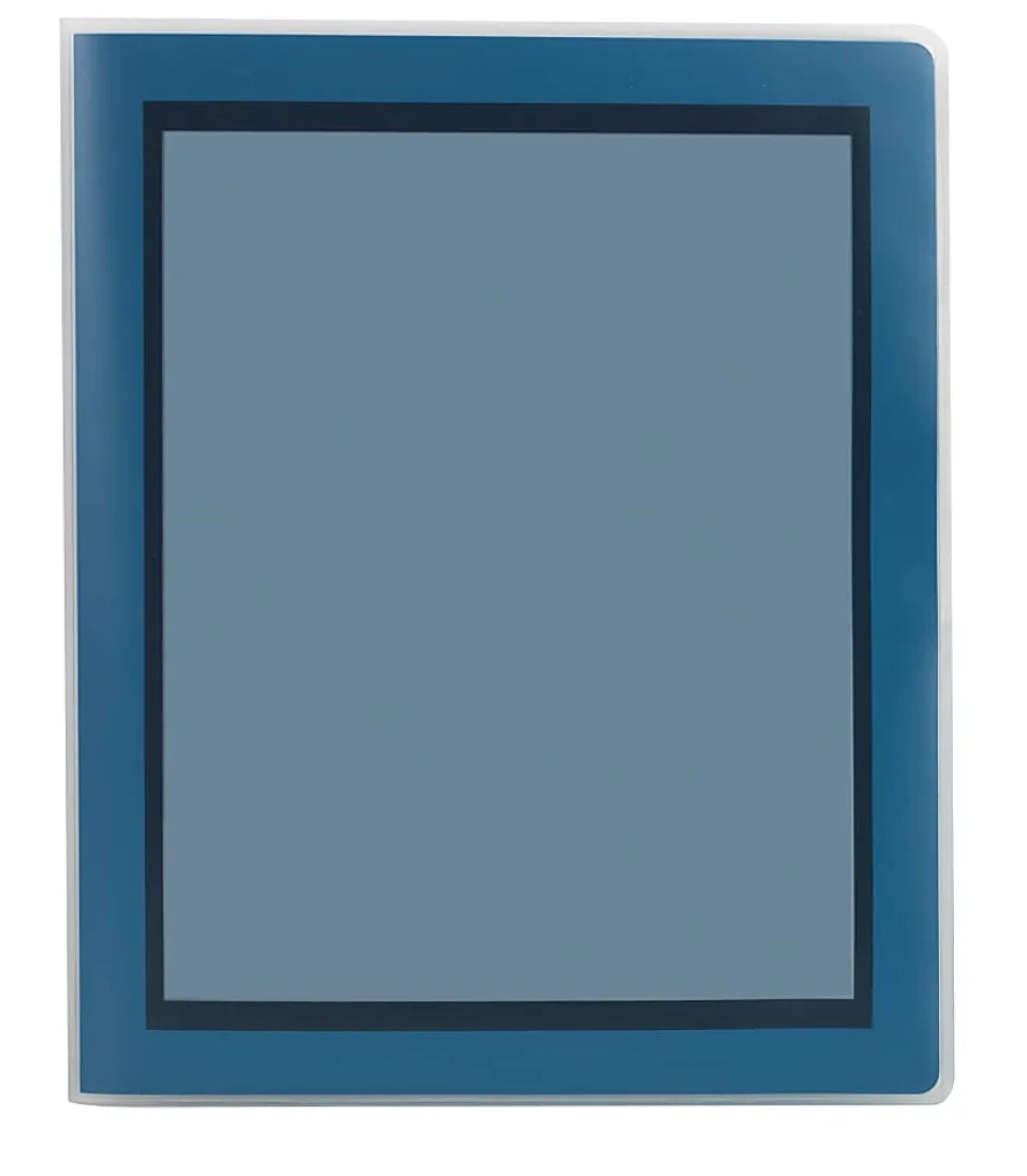 OfficeMax® Brand 2-Pocket Poly Folders, Navy