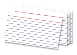 OfficeMax Heavyweight Index Cards, 3" x 5", Pack Of 100