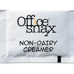 Office Snax Single-Use Non-Dairy Creamer, 0.08 Oz, Carton Of 800