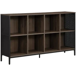 Office Star Ace 34”H 8-Cube Storage Bookcase, Ozark Ash