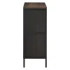Office Star Ace 34”H 4-Cube Storage Bookcase, Ozark Ash