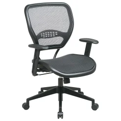 Office Starâ„¢ Air Gridâ„¢ Deluxe Task Chair, Black
