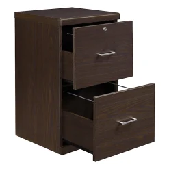 Office Star™ Alpine 17"D Vertical 2-Drawer File Cabinet With Lockdowel™ Fastening System, Espresso