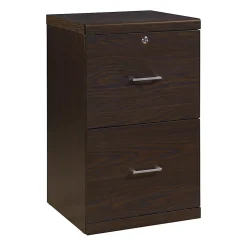 Office Star™ Alpine 17"D Vertical 2-Drawer File Cabinet With Lockdowel™ Fastening System, Espresso