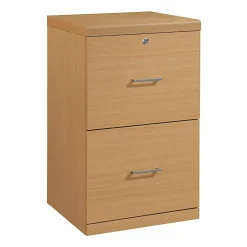 Office Star™ Alpine 17"D Vertical 2-Drawer File Cabinet With Lockdowel™ Fastening System, Natural