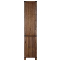 Office Star™ Baton Rouge 73"H 5-Shelf Bookcase, Brushed Walnut