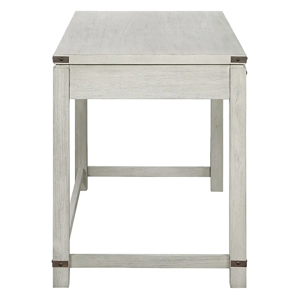 Office Star™ Baton Rouge 48"W Home Office Computer Desk, Champagne Oak