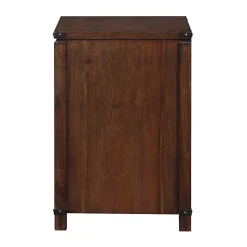 Office Star™ Baton Rouge 19"W x 20-3/8"D Lateral 2-Drawer File Cabinet, Brushed Walnut