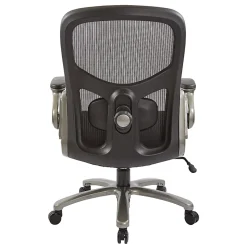 Office Star™ Big And Tall Mesh Mid-Back Managers Chair, Black