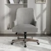 Office Star Bradwell Fabric High-Back Office Chair, Fog