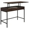 Office Star™ Contempo 40"W Worksmart Sit-To-Stand Desk, Ozark Ash
