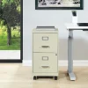 Office Star™ 20"D Vertical 2-Drawer Mobile Locking File Cabinet, Tan