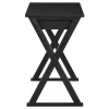 Office Star Marna 40"W Writing Desk With Drawer, Black