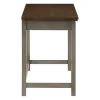 Office Star™ Milford 42"W Rustic Writing Desk, Slate Gray