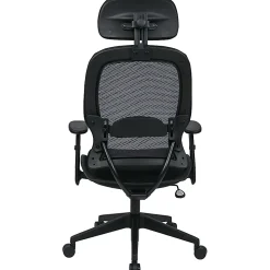 Office Star™ Professional Air Grid™ Mesh High-Back Office Chair With Headrest, Black