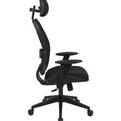 Office Star™ Professional Air Grid™ Mesh High-Back Office Chair With Headrest, Black