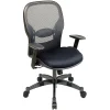 Office Star™ Professional Matrex® Mesh Chair, 46 1/4"H x 27 1/4"W x 25 3/4"D, Black/Gunmetal