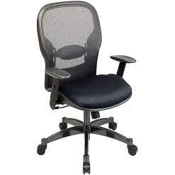 Office Star™ Professional Matrex® Mesh Chair, 46 1/4"H x 27 1/4"W x 25 3/4"D, Black/Gunmetal