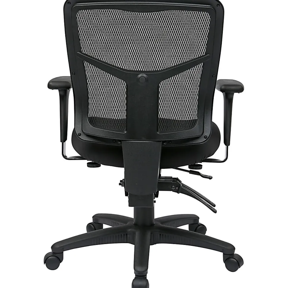 Office Star™ ProGrid Mid-Back Managers Chair, Coal