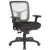 Office Star™ Pro-Line II® Air Mist Ergonomic Mesh Mid-Back Manager Chair, White