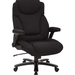 Office Star⢠Pro-Line II Fabric High-Back Big And Tall Chair With Arms, Black