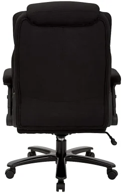 Office Star™ Pro-Line II Fabric High-Back Big And Tall Chair With Arms, Black