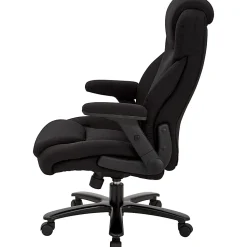 Office Star™ Pro-Line II Fabric High-Back Big And Tall Chair With Arms, Black