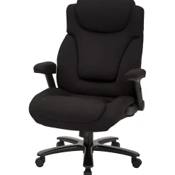 Office Star™ Pro-Line II Fabric High-Back Big And Tall Chair With Arms, Black