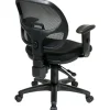Office Star™ Pro-LineII Mid-Back Ergonomic Task Chair, Black