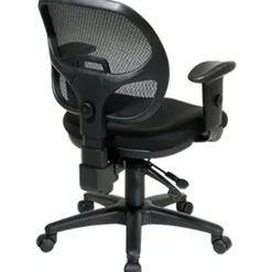 Office Star™ Pro-LineII Mid-Back Ergonomic Task Chair, Black