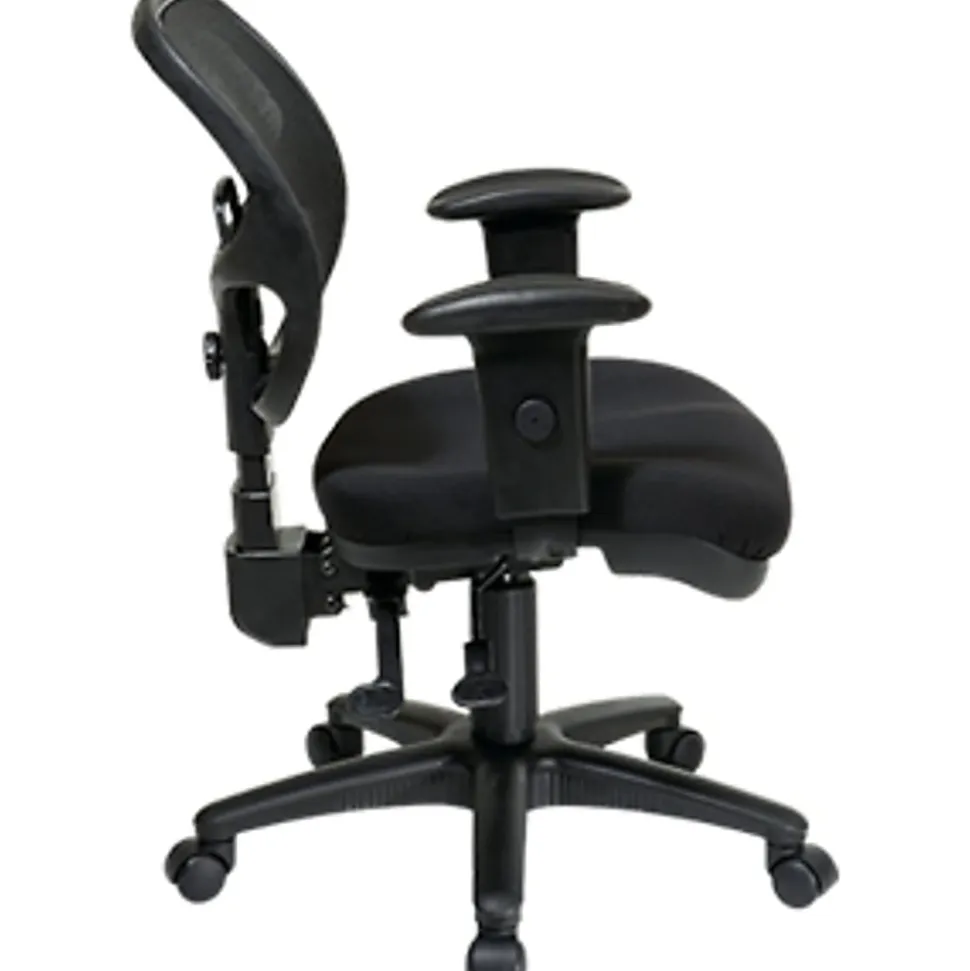 Office Star™ Pro-LineII Mid-Back Ergonomic Task Chair, Black