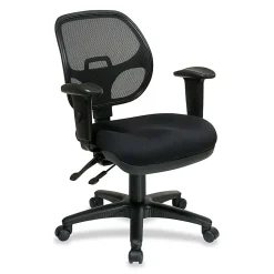 Office Star™ Pro-LineII Mid-Back Ergonomic Task Chair, Black