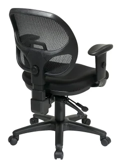 Office Star™ Pro-LineII Mid-Back Ergonomic Task Chair, Black