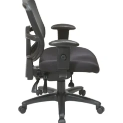 Office Star™ Pro Line II Pro Grid Ergonomic Task Chair With Adjustable Arms, Coal