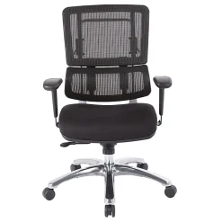 Office Star Pro Line II Pro X996 Vertical Mesh High Back Chair, Black/Coal Black FreeFlex /Polished Aluminum