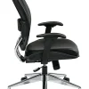 Office Star™ Space Seating Ergonomic Mesh High-Back Chair, Black/Silver
