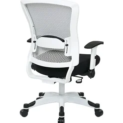 Office Star™ Space Seating Mesh Mid-Back Chair, Black/White