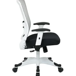Office Star™ Space Seating Mesh Mid-Back Chair, Black/White
