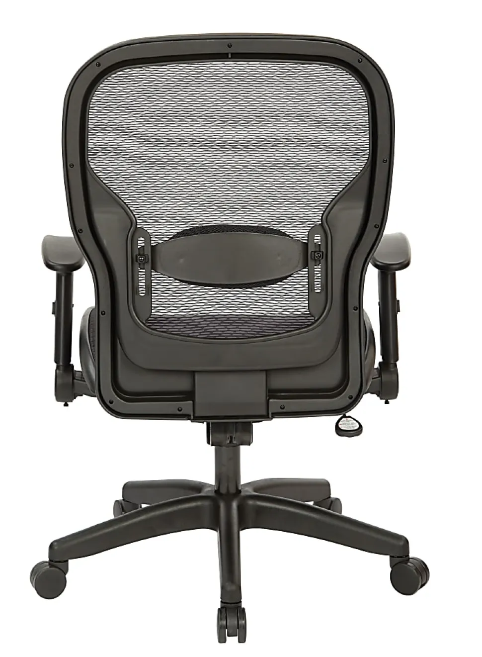 Office Star™ Space Seating 23 Series Air Grid® Mid-Back Manager's Chair, Black