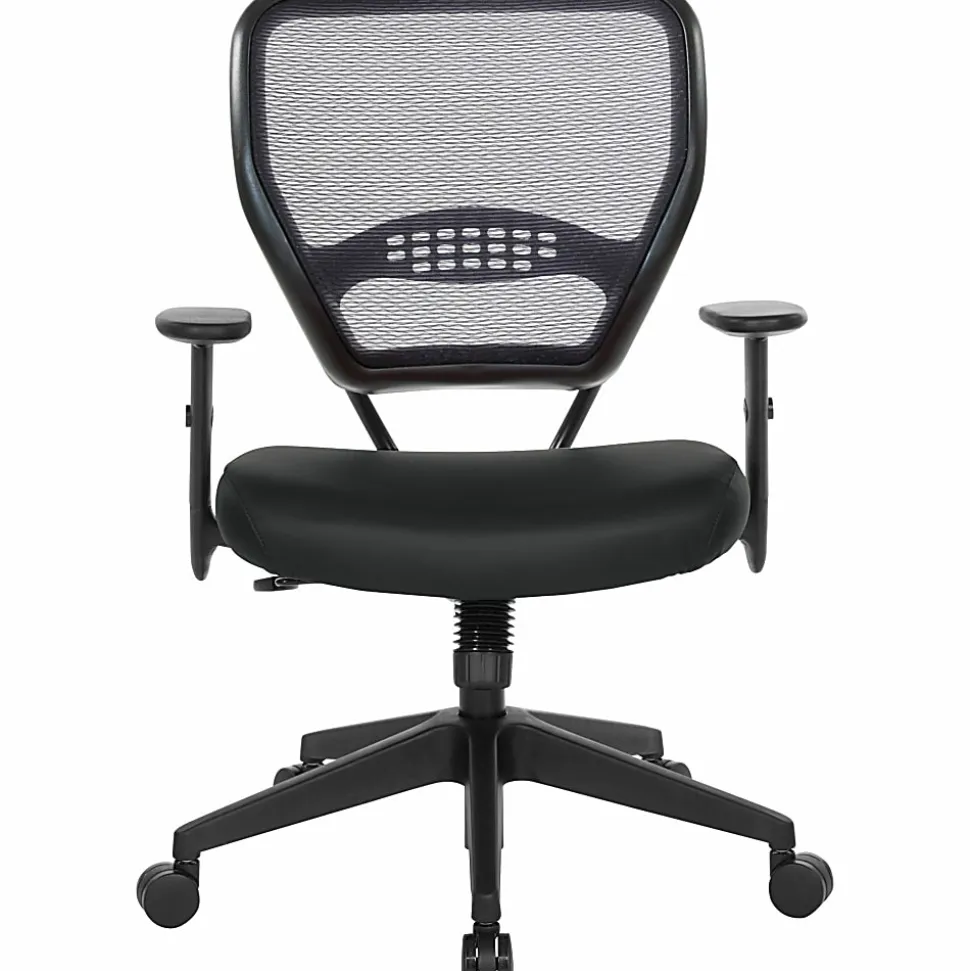 Office Star™ Space Seating 55 Series Antimicrobial Task Chair, Black