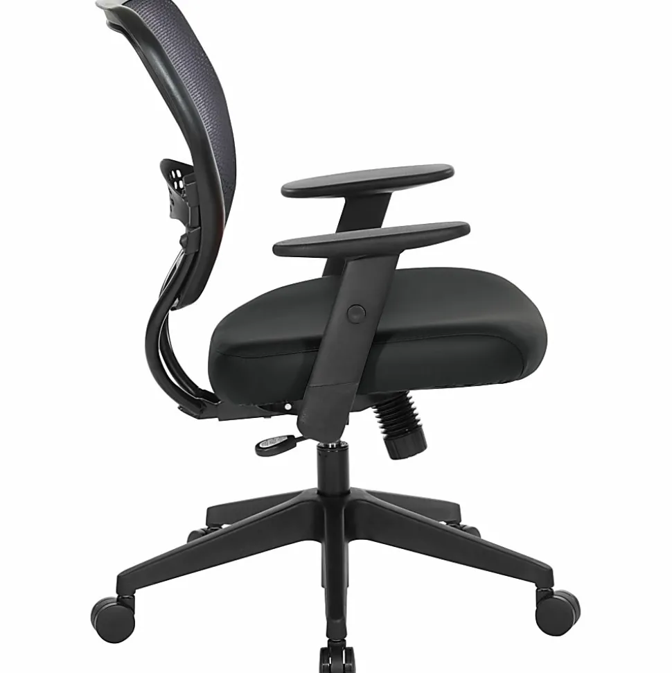 Office Star™ Space Seating 55 Series Antimicrobial Task Chair, Black