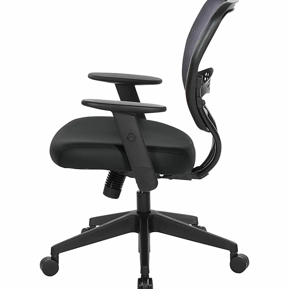 Office Star™ Space Seating 55 Series Antimicrobial Task Chair, Black