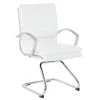 Office Star™ SPX23595C Faux Leather Mid-Back Guest Chair, White