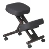 Office Star™ Work Smart Ergonomic Knee Chair, Black/Espresso